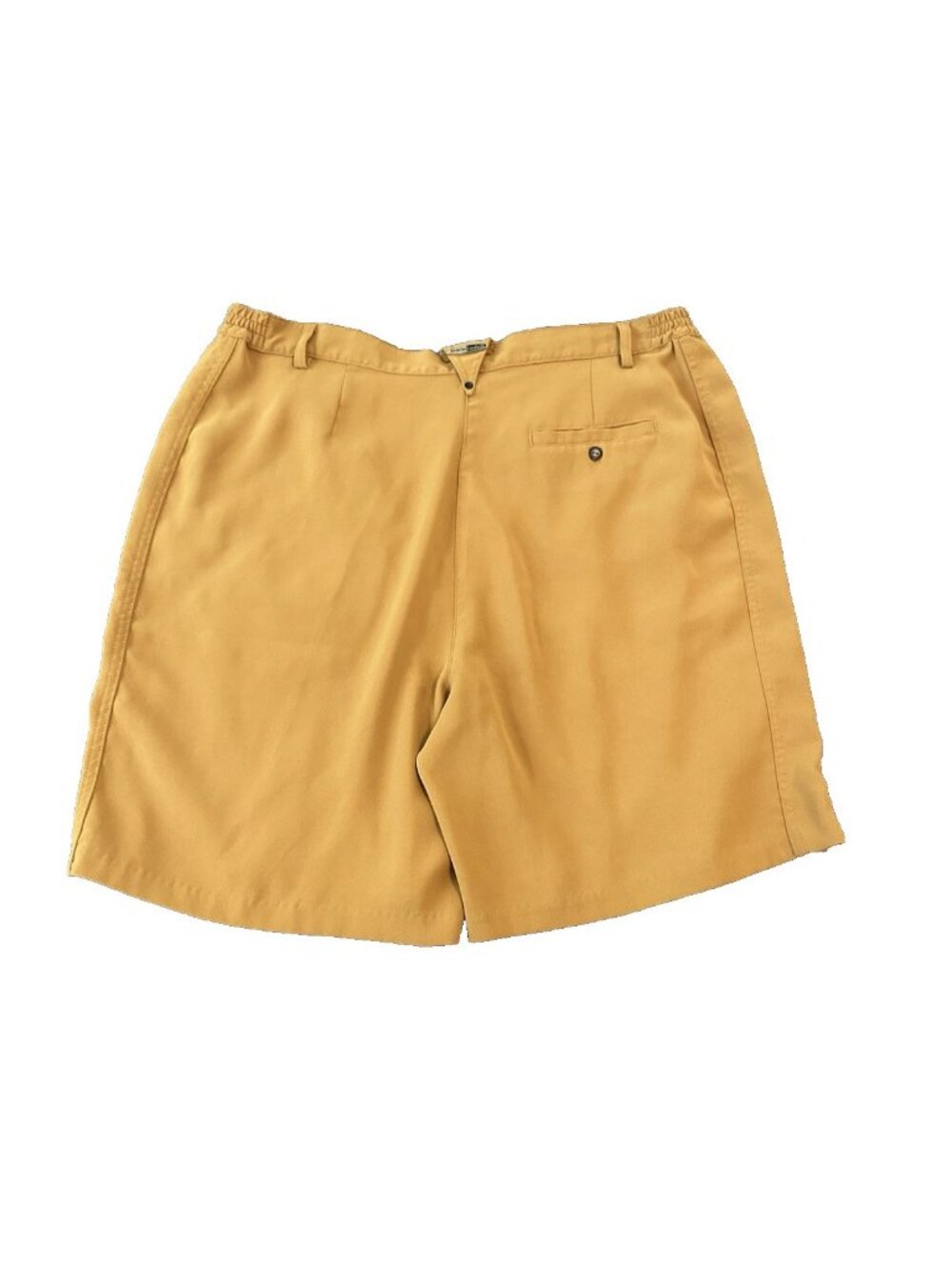 Vintage Jamie Sadock Womens Mustard Yellow Golf Shorts 12 Athletic Travel Sporty - Picture 2 of 6